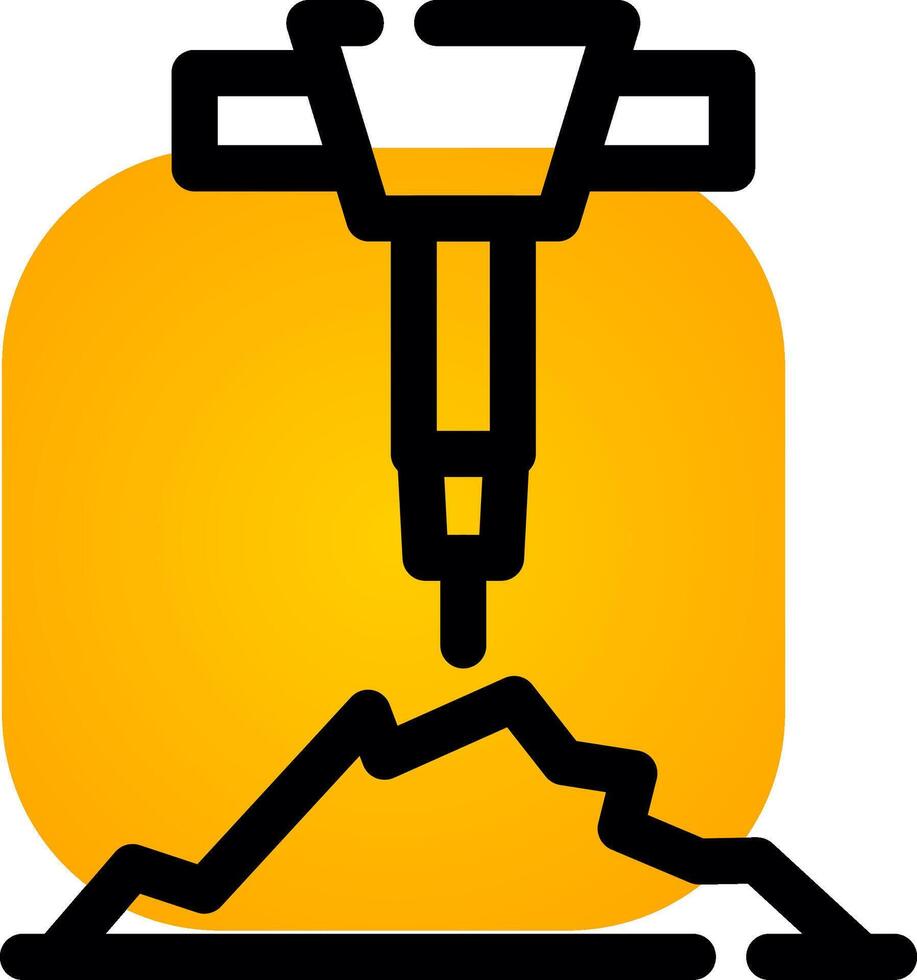 Drill Creative Icon Design vector
