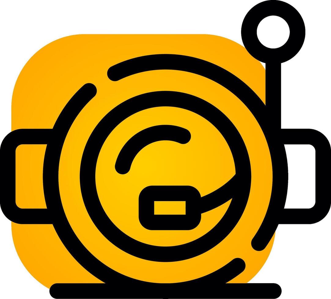 Astronaut Helmet Creative Icon Design vector