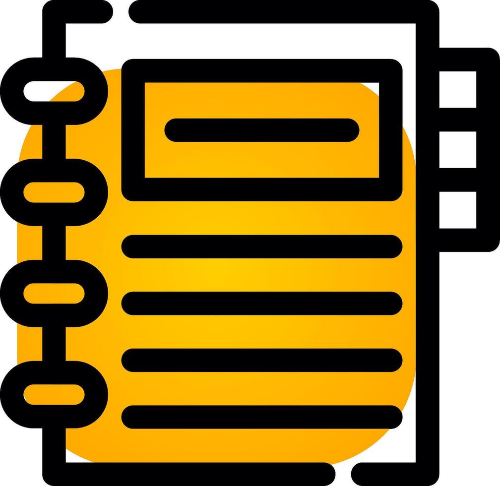 Agenda Creative Icon Design vector