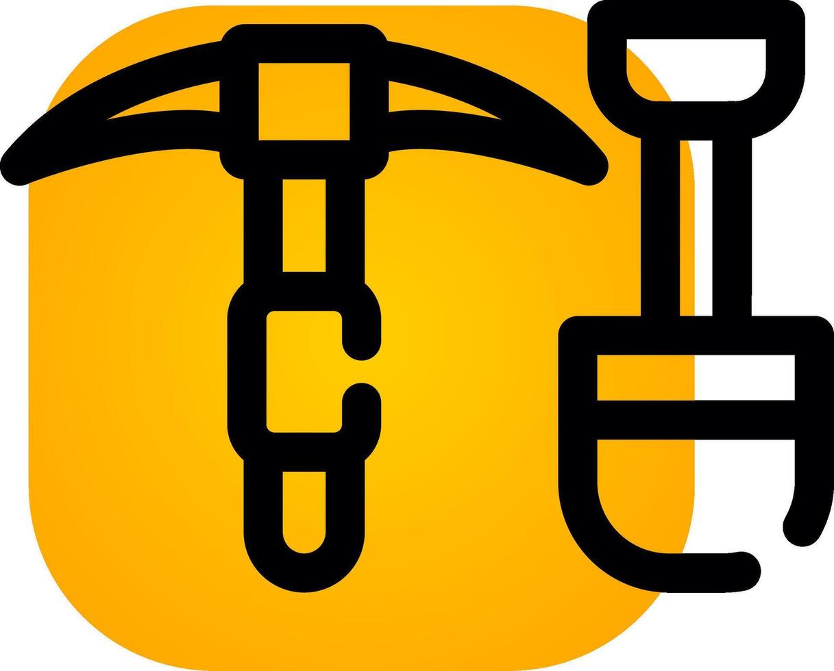 Material Mining Creative Icon Design vector