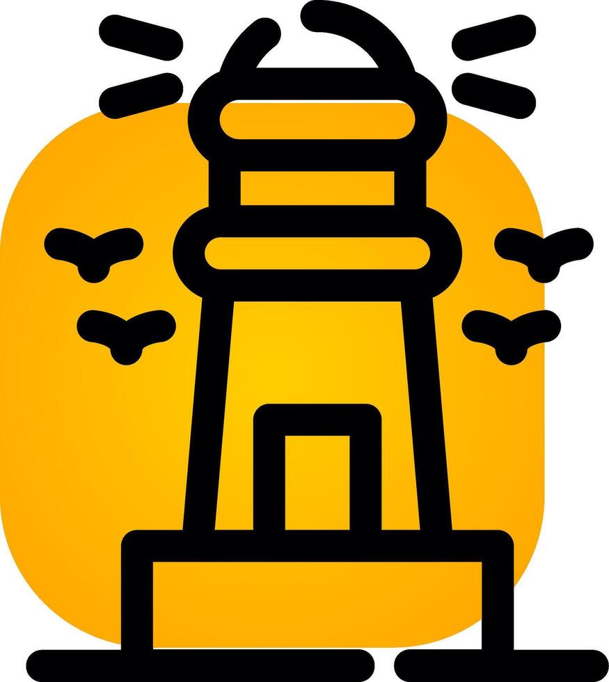 Lighthouse Creative Icon Design vector