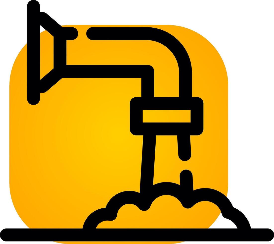 Waste Water Creative Icon Design vector
