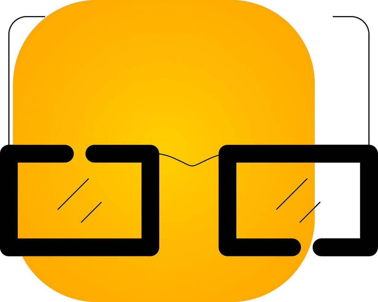 Glasses Creative Icon Design vector