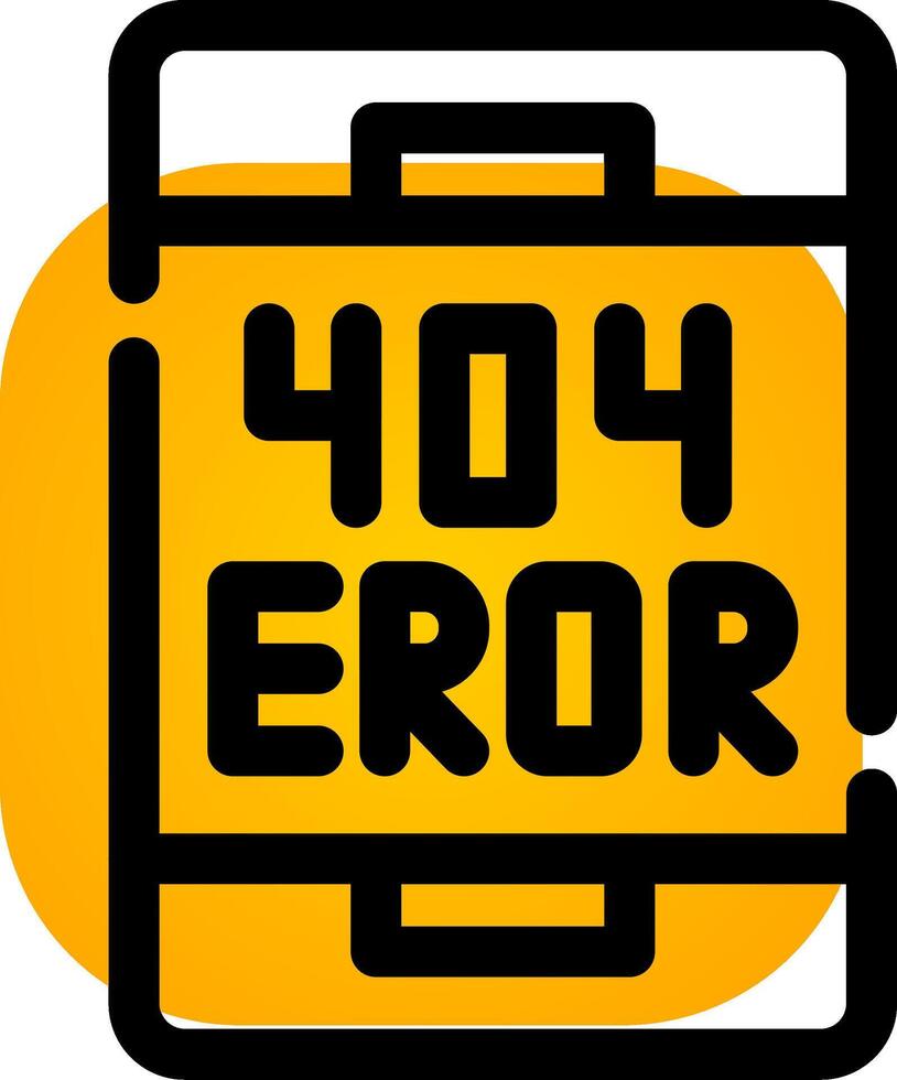 Error Creative Icon Design vector