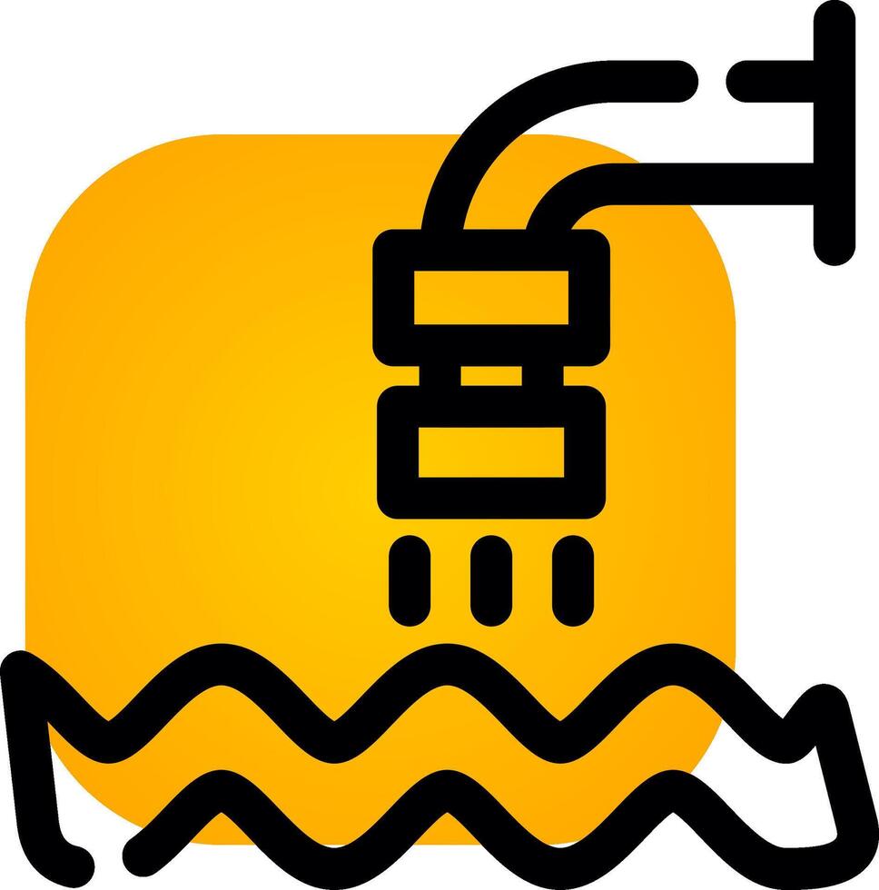 Waste Water Creative Icon Design vector