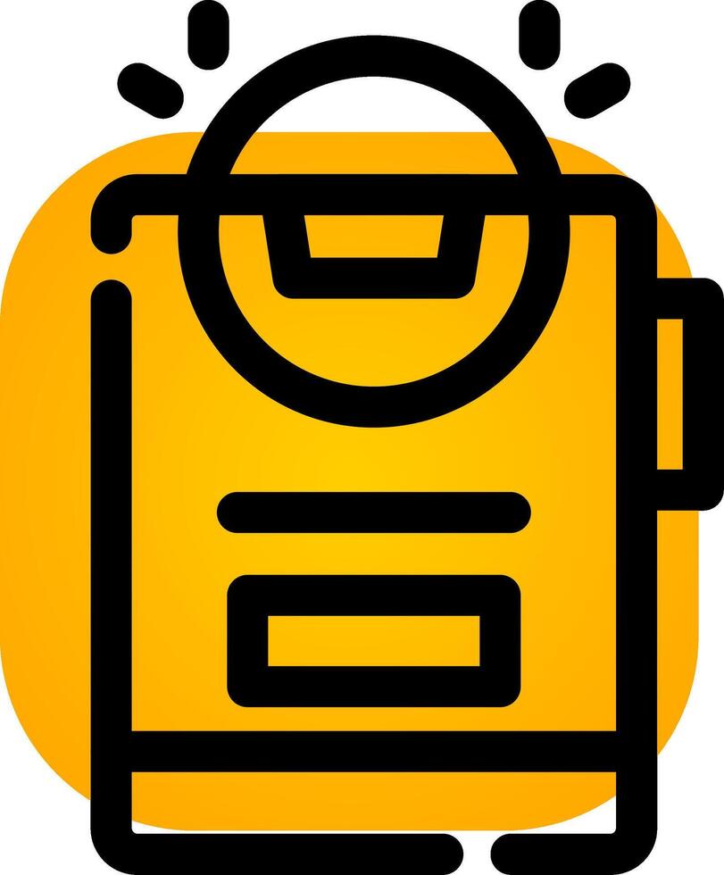 Light Creative Icon Design vector