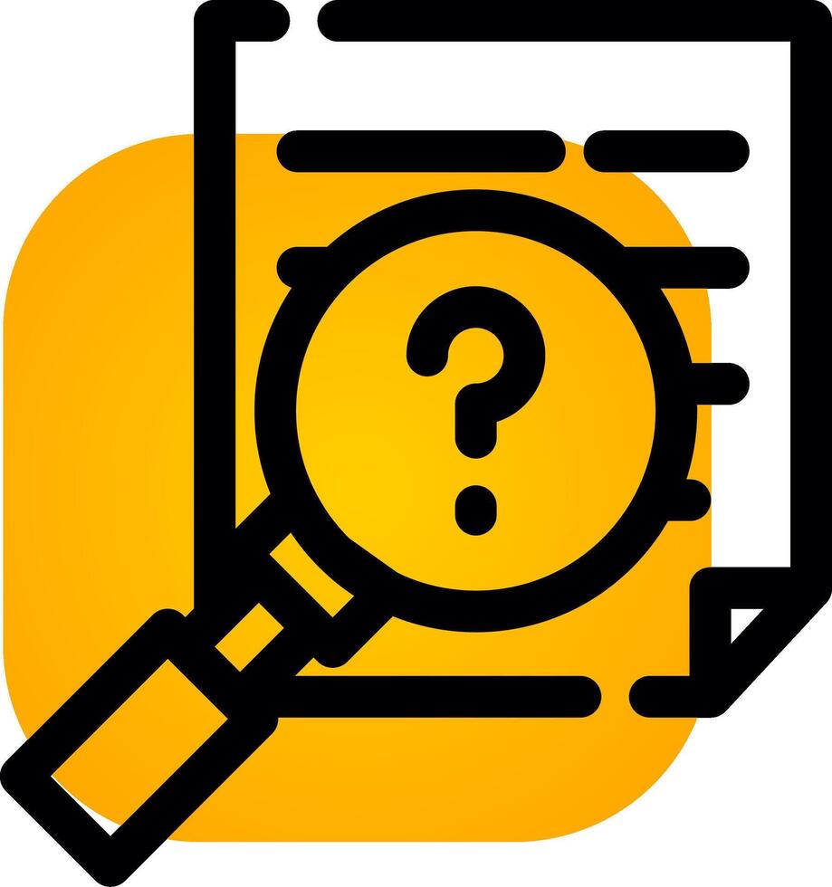 Investigation Creative Icon Design vector