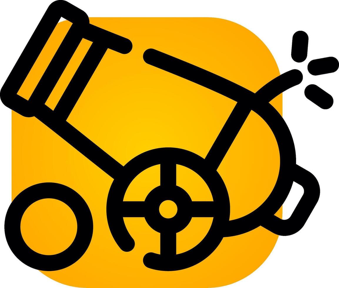 Cannon Creative Icon Design vector