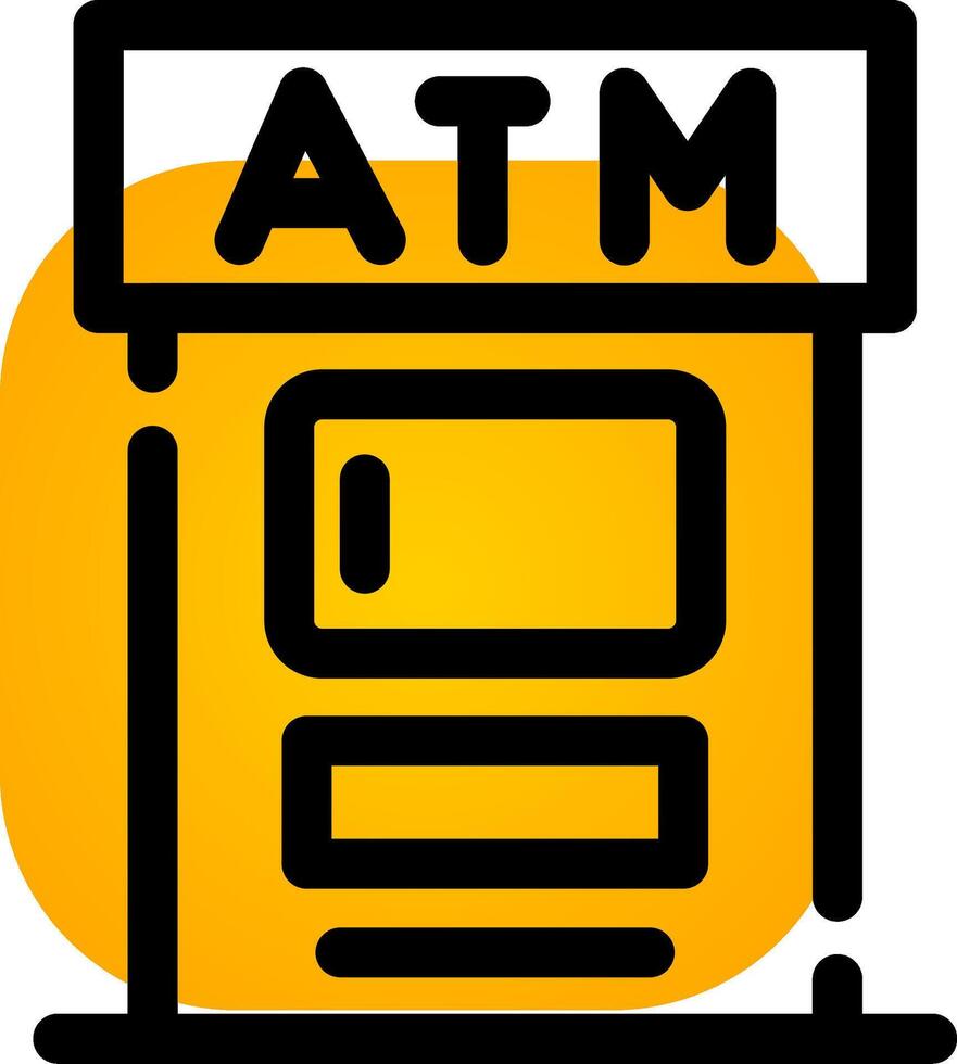 ATM Creative Icon Design vector