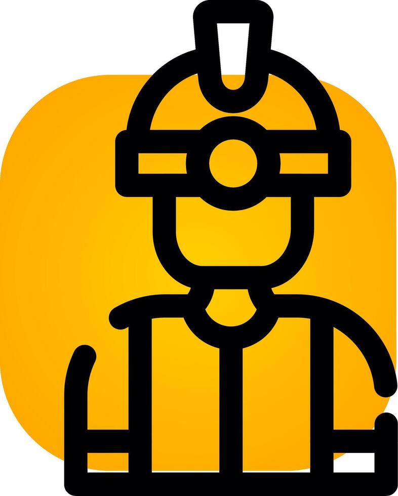 Worker Creative Icon Design vector