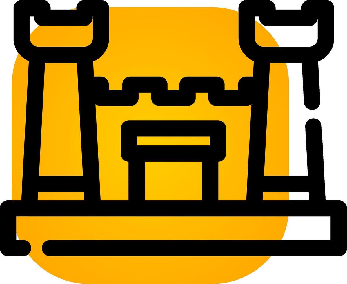 Fortress Creative Icon Design vector