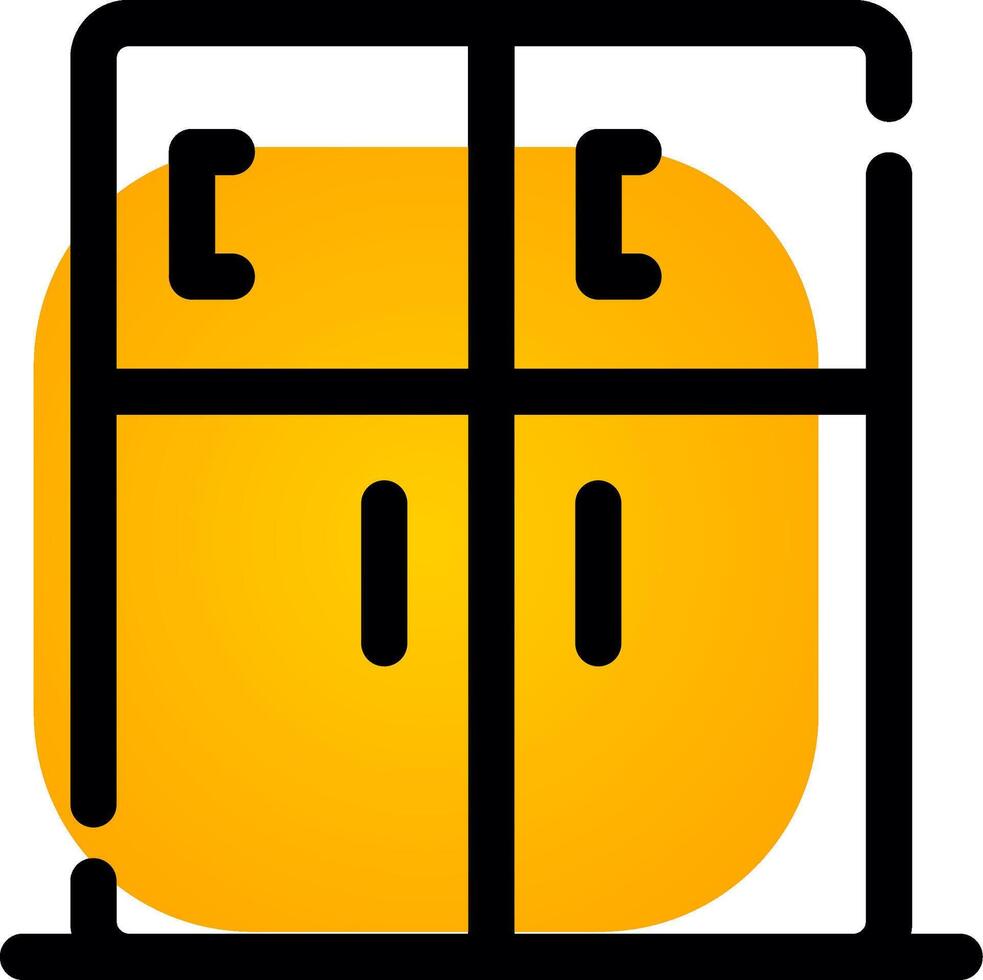 Fridge Creative Icon Design vector