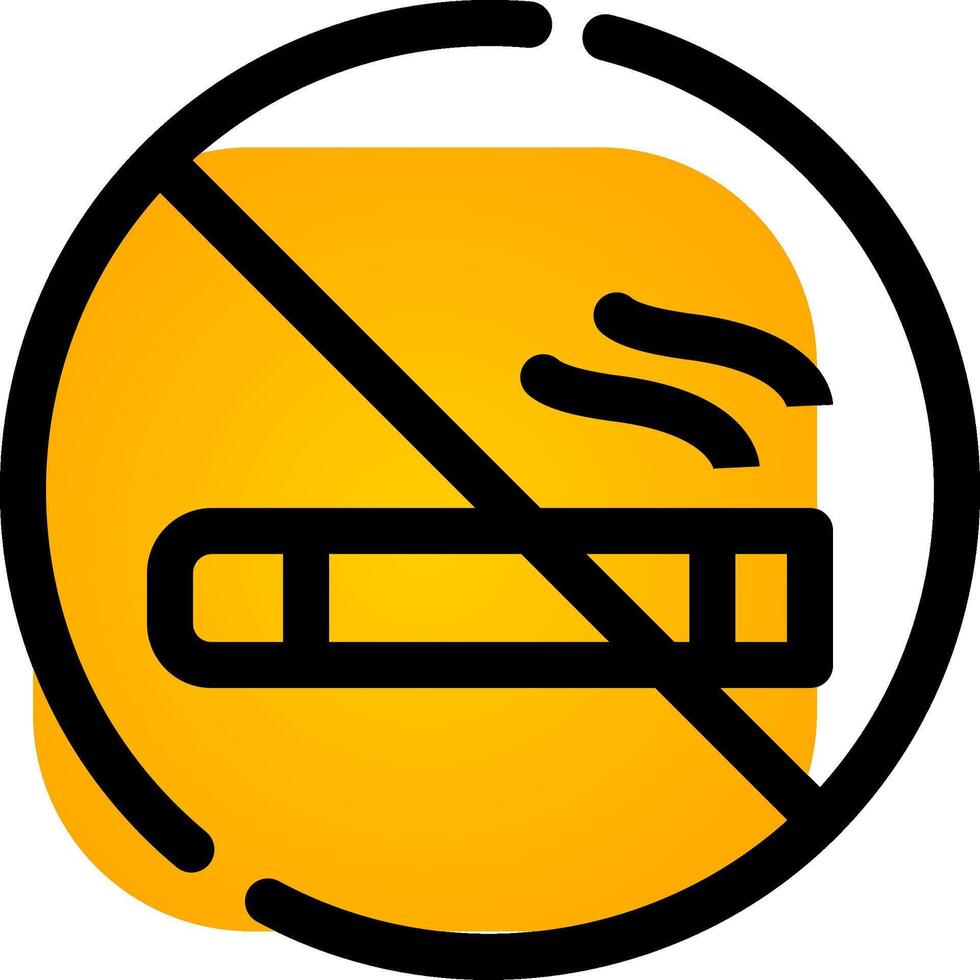 Smoking Area Creative Icon Design vector