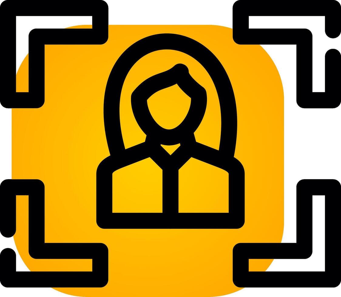 Portrait Creative Icon Design vector