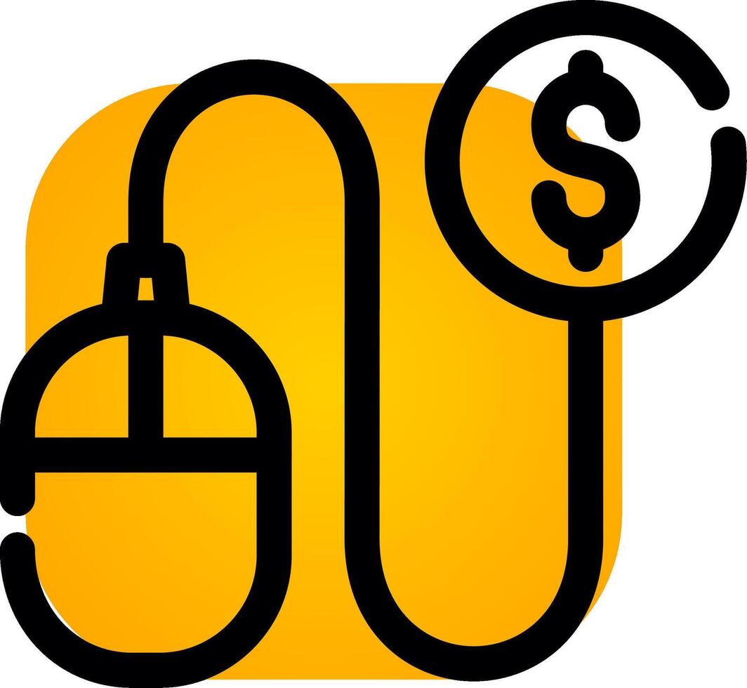 Pay Per Click Creative Icon Design vector