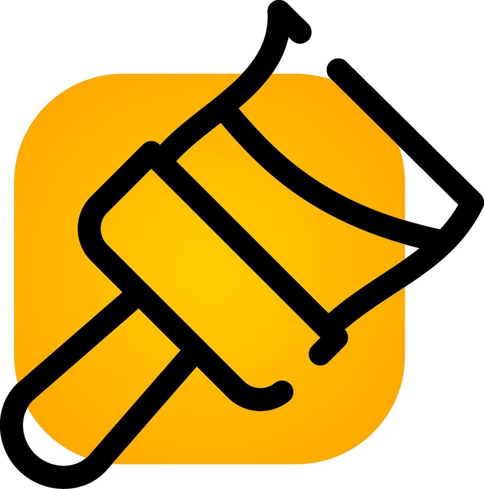 Paint Brush Creative Icon Design vector