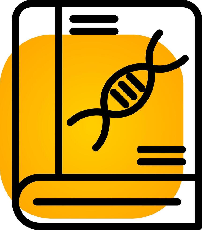 Bio Book Creative Icon Design vector