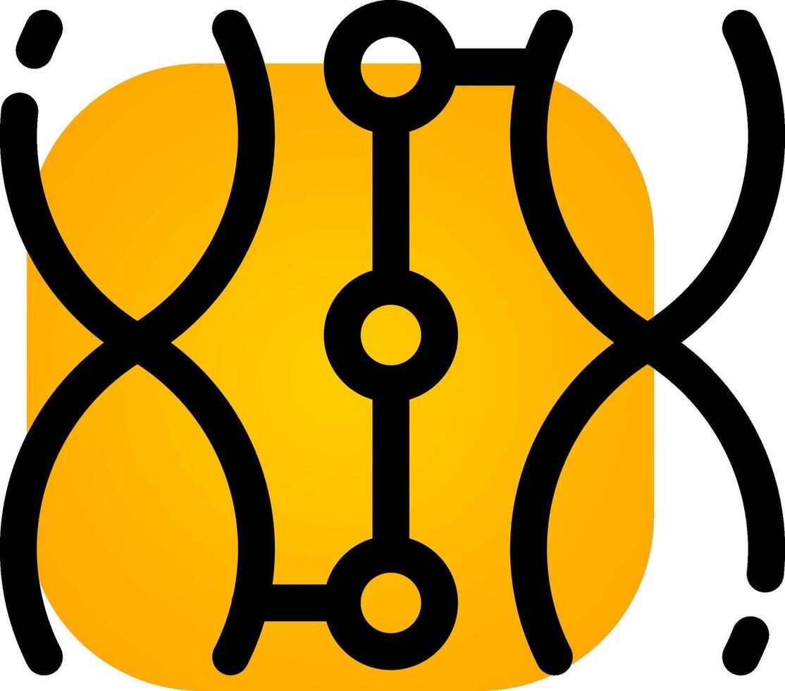 Cloning Creative Icon Design vector
