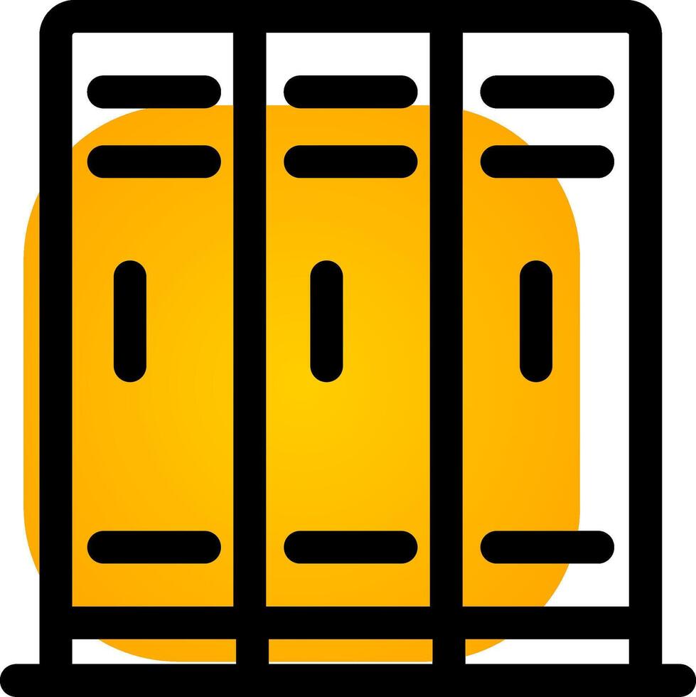 Lockers Creative Icon Design vector
