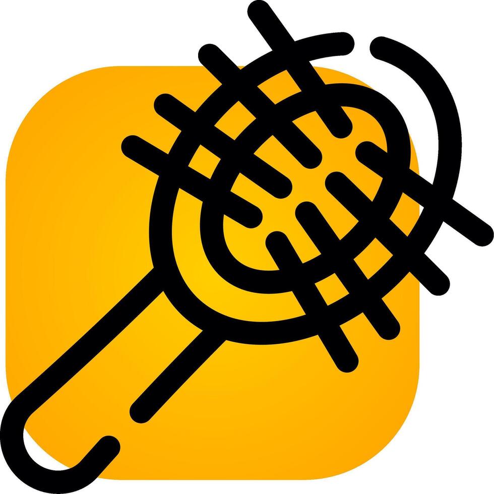 Hairbrush Creative Icon Design vector