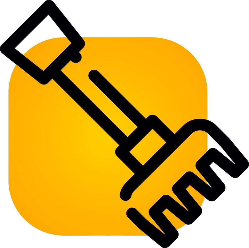 Rake Creative Icon Design vector