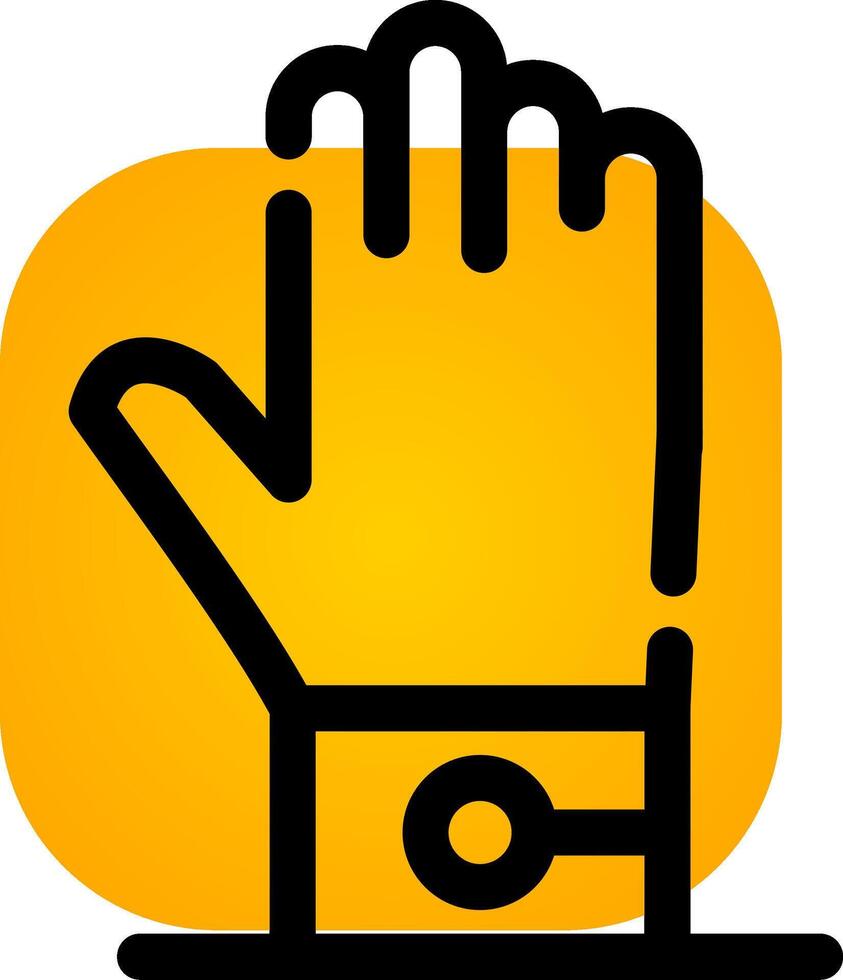 Glove Creative Icon Design vector