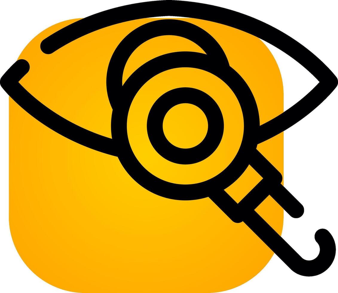 Eye Test Creative Icon Design vector