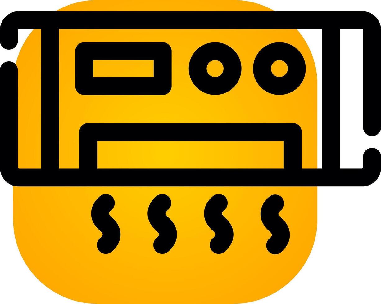 Air Conditioning Creative Icon Design vector