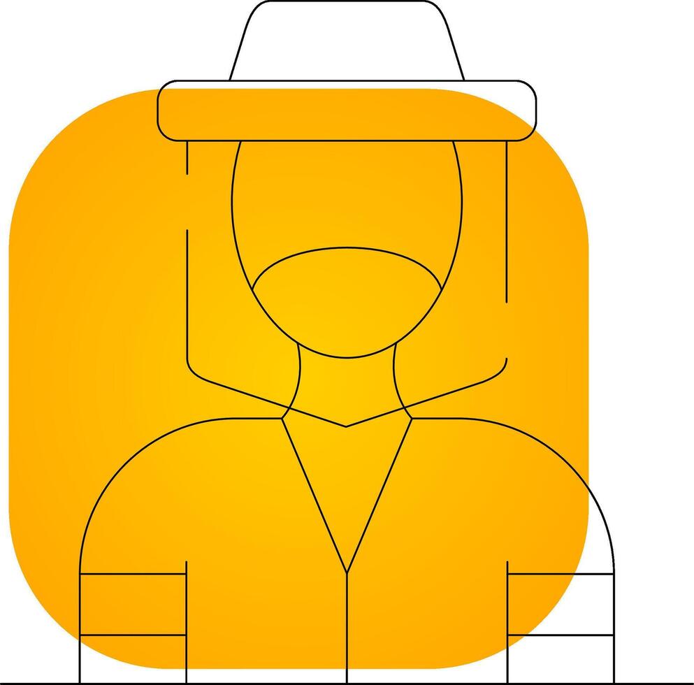 Face Shield Creative Icon Design vector