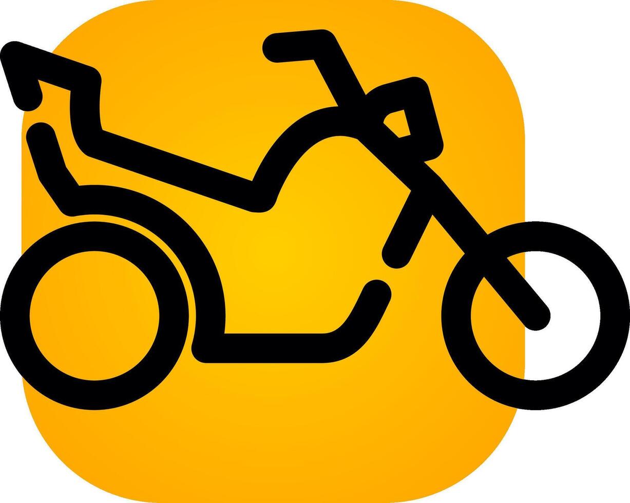 Chopper Creative Icon Design vector