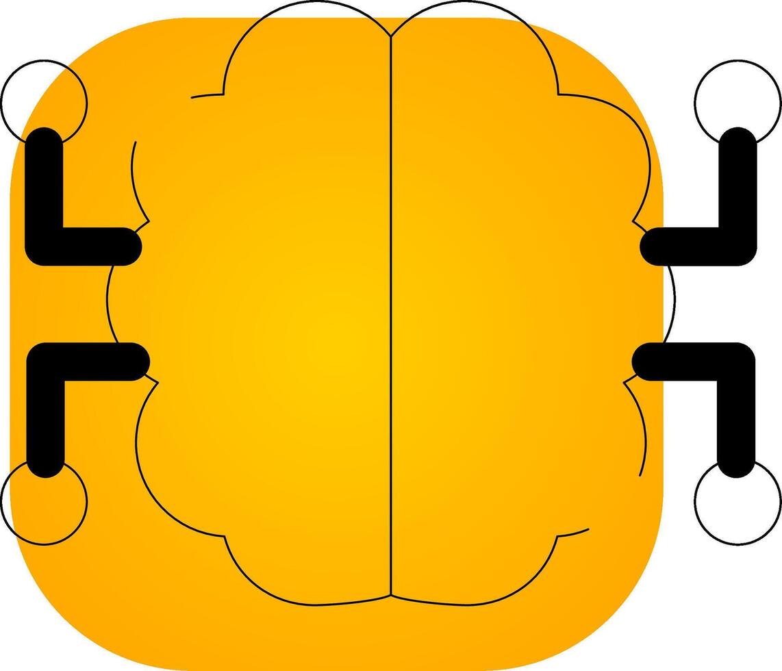 neuronas circuito creativo icono diseño vector