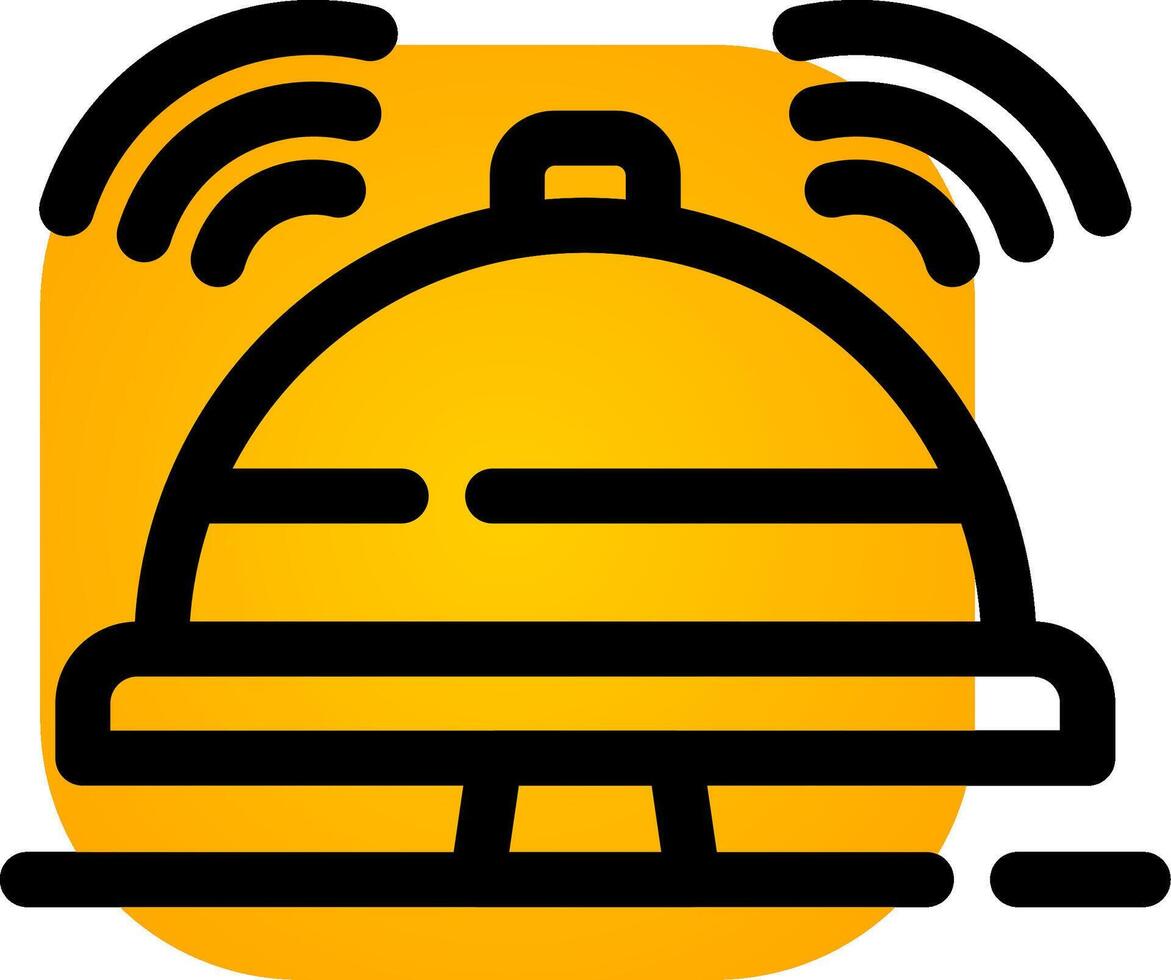 Reception Bell Creative Icon Design vector