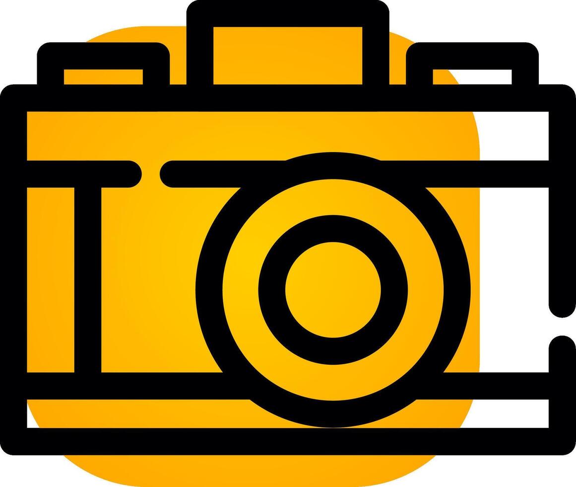 Camera Creative Icon Design vector