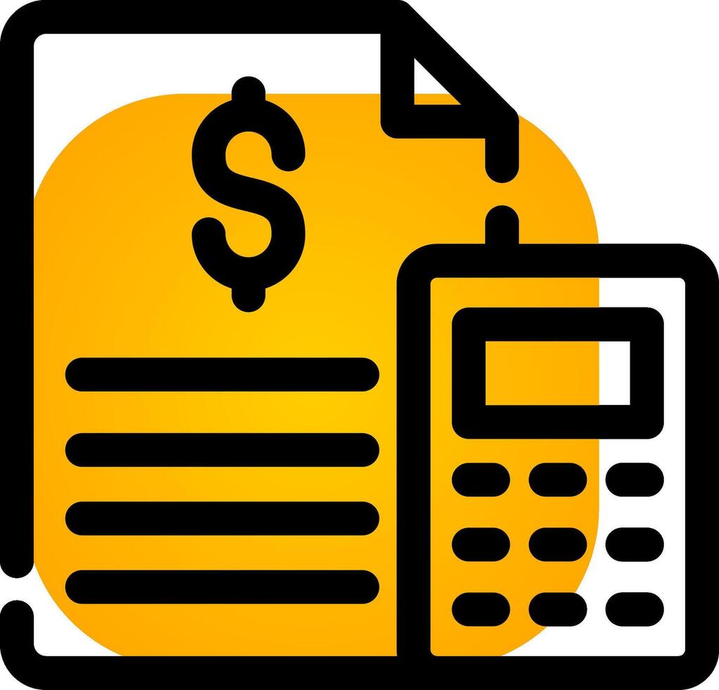 Accounting Creative Icon Design vector