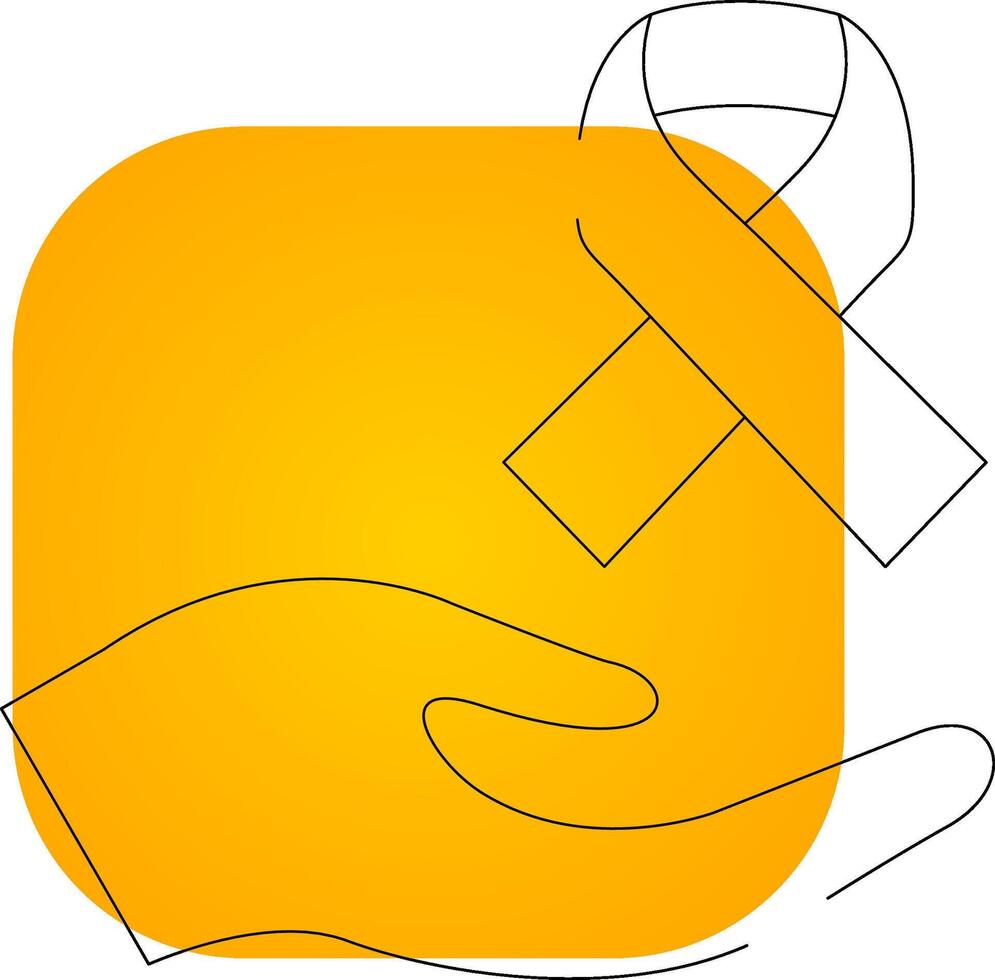 Cancer Diagnosis Creative Icon Design vector