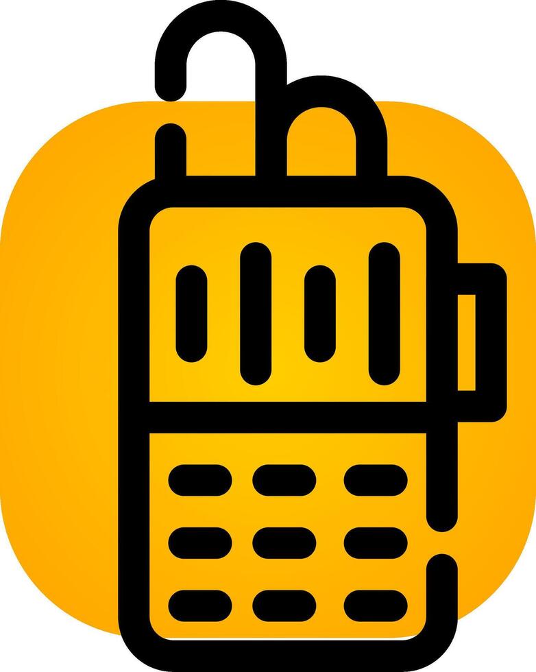 Walkie Talkie Creative Icon Design vector