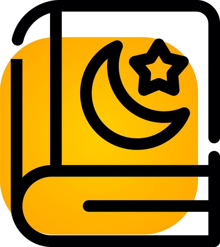 diseño de icono creativo de quran vector