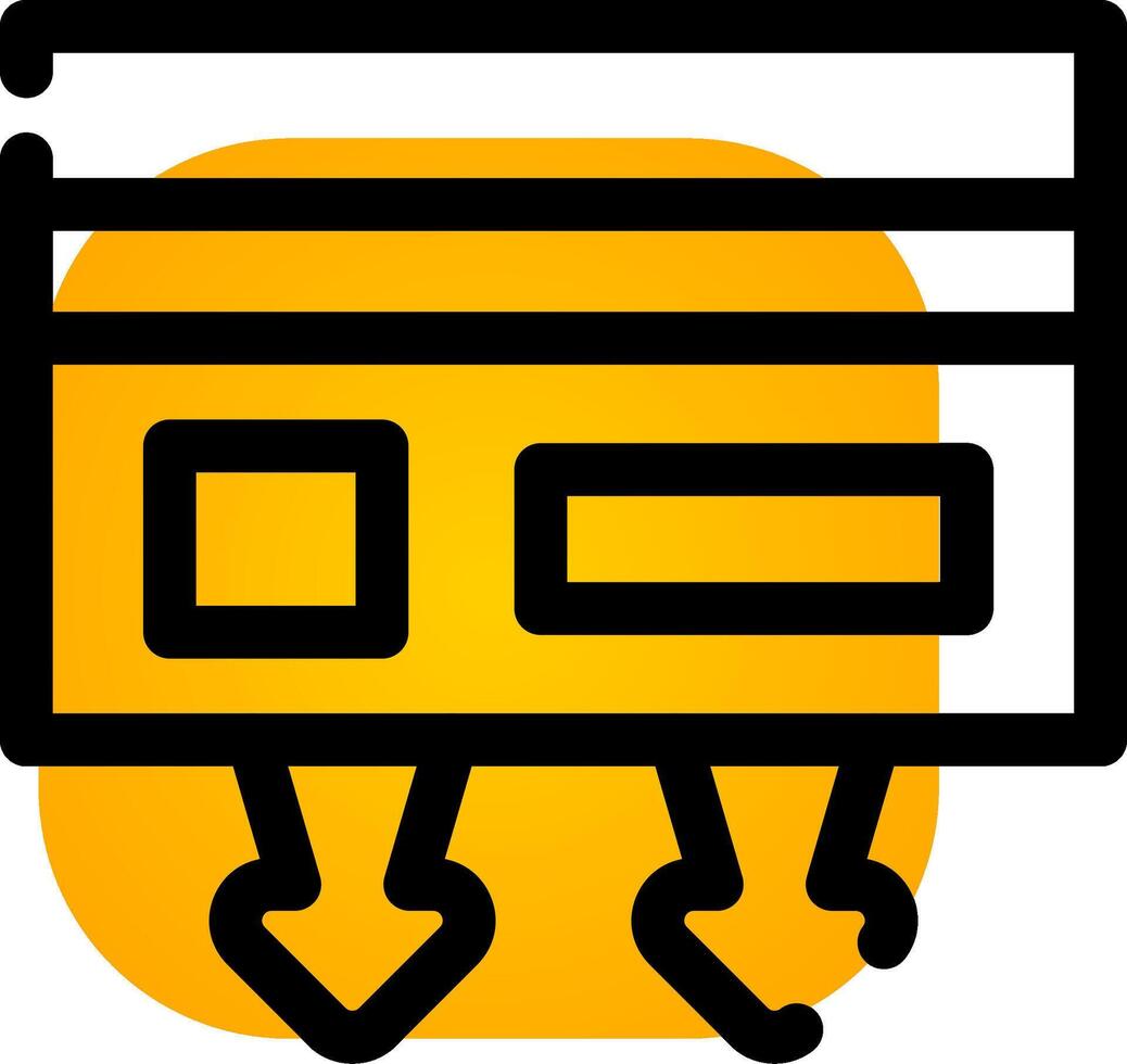 Cash Withdrawal Creative Icon Design vector