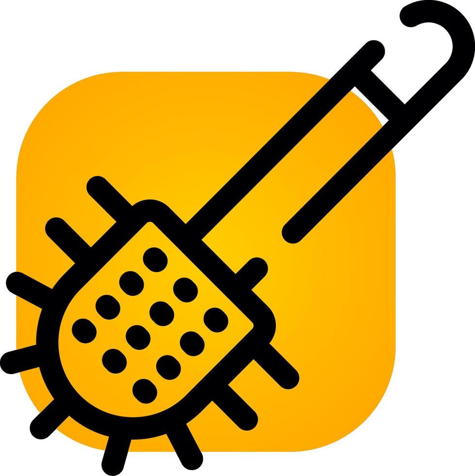 Toilet Brush Creative Icon Design vector