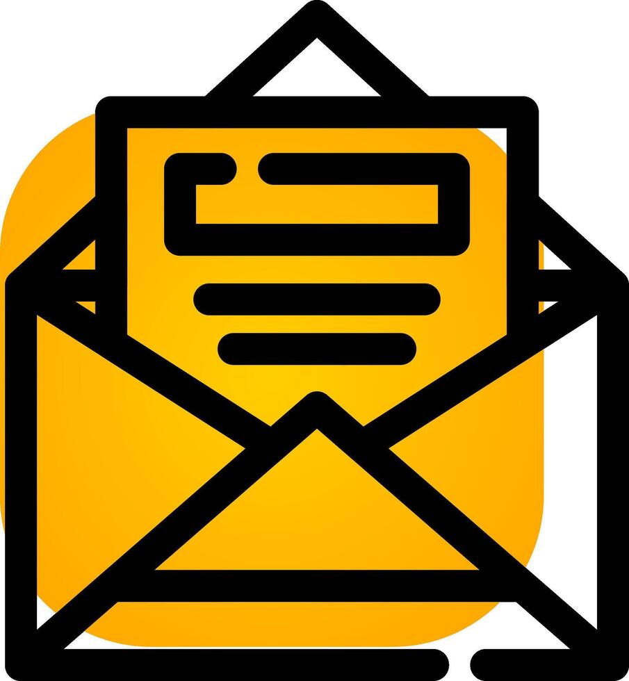 Open Email Creative Icon Design vector