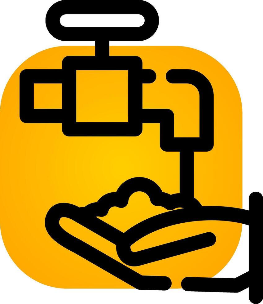 Handwash Creative Icon Design vector