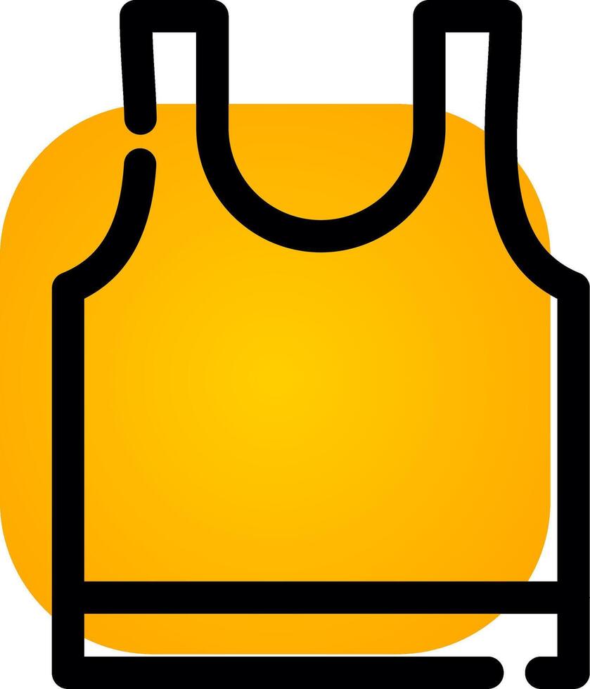 Tank Top Creative Icon Design vector