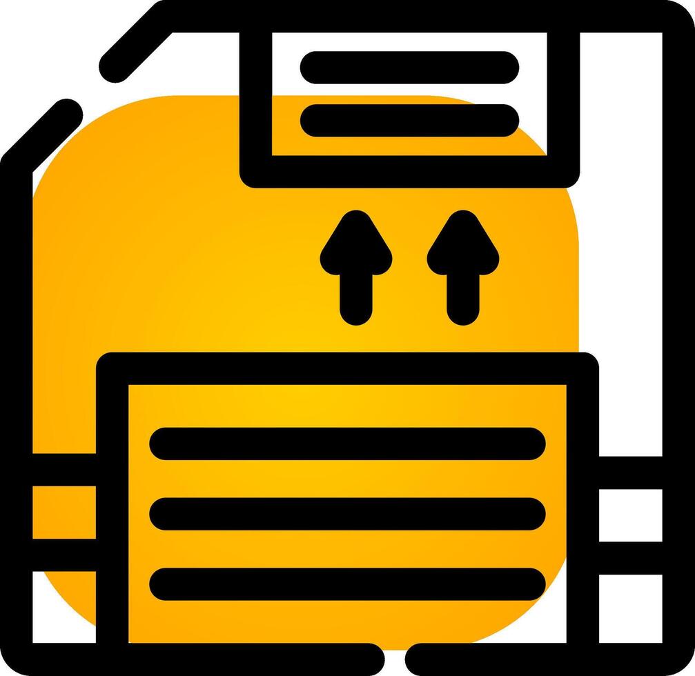 Floppy Disc Creative Icon Design vector
