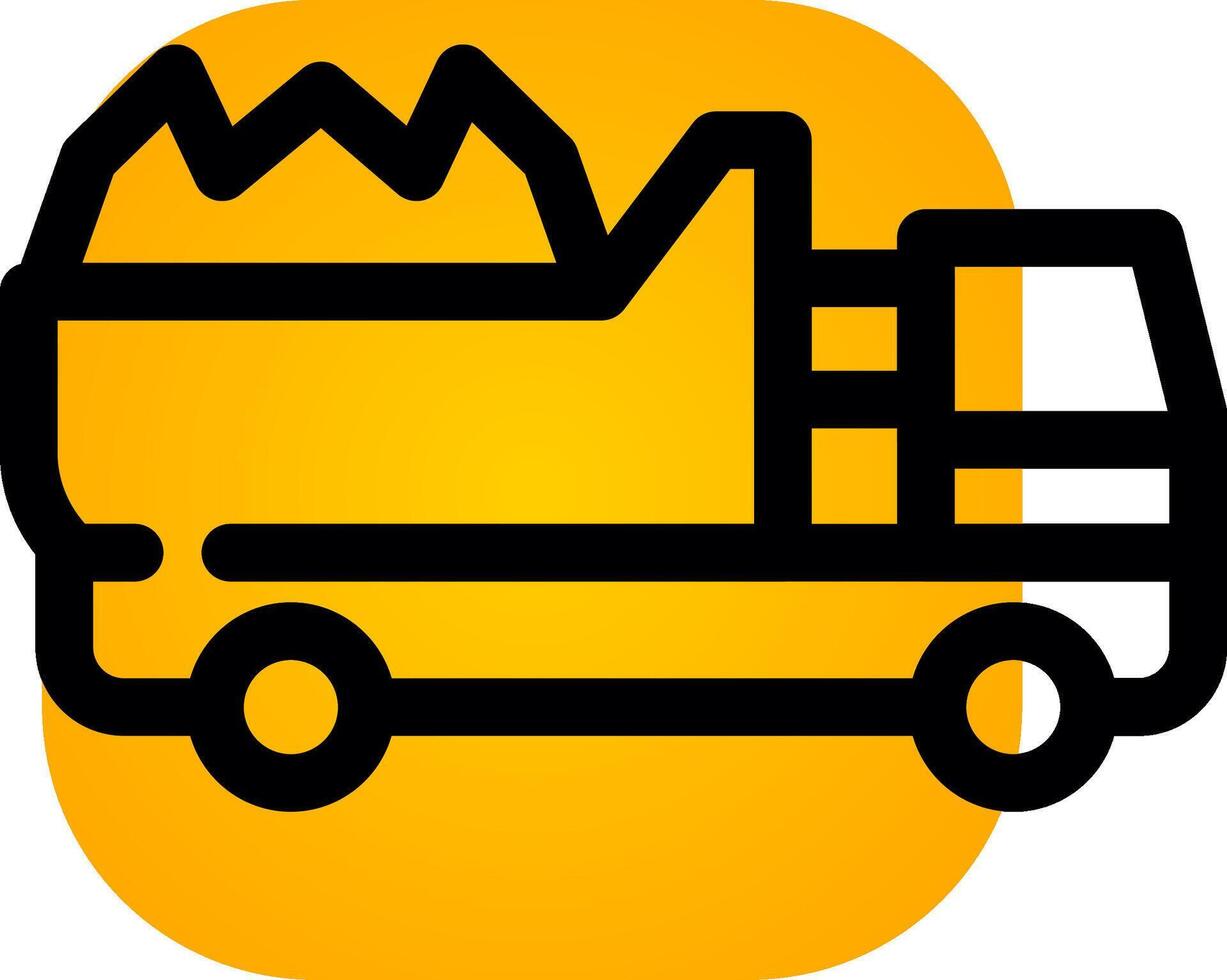 Truck Creative Icon Design vector