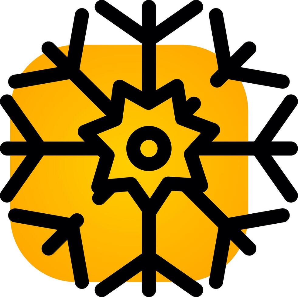 Snowflake Creative Icon Design vector