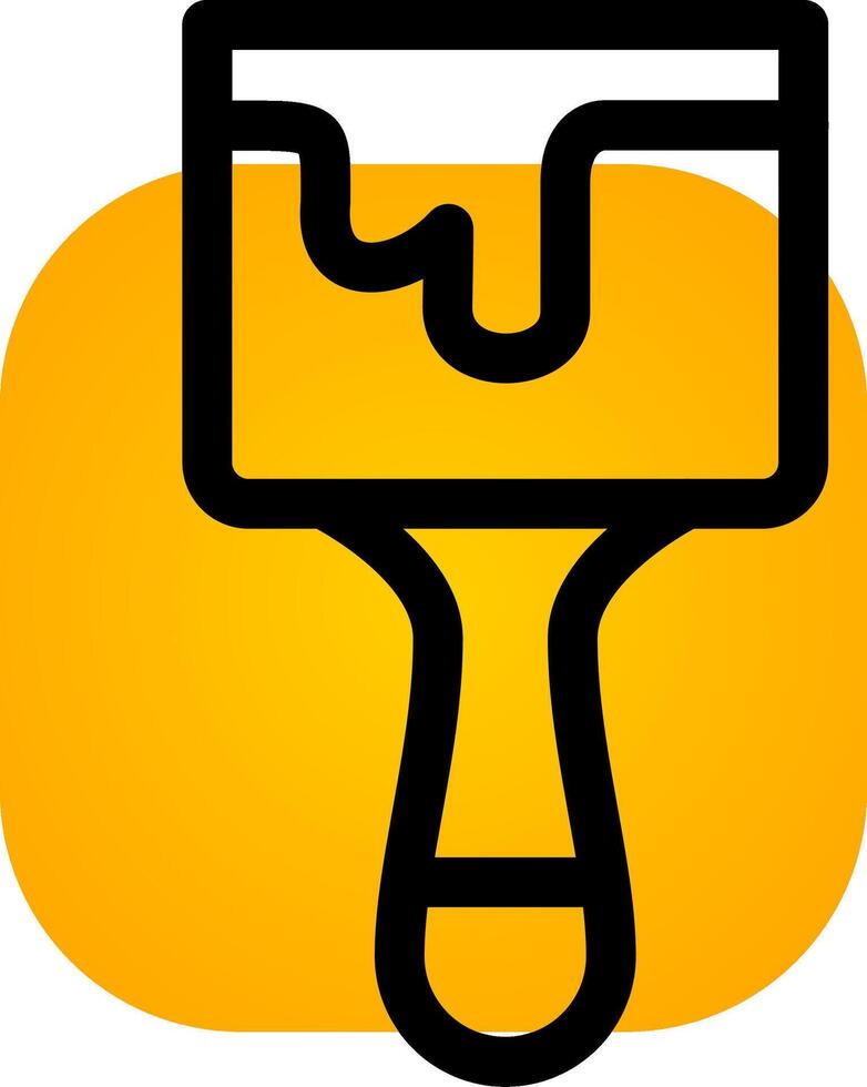 Paint Brush Creative Icon Design vector