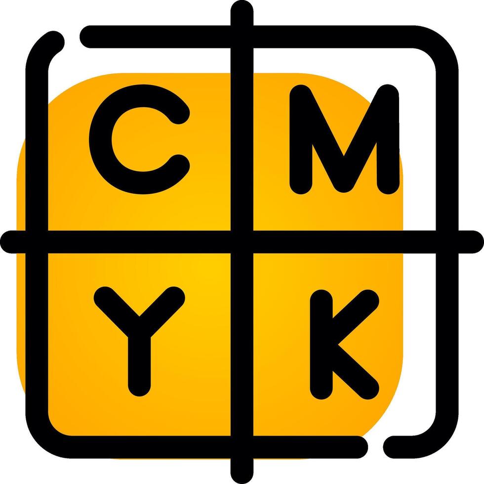 CMYK Creative Icon Design vector