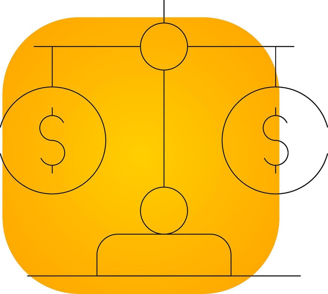 Compare Prices Creative Icon Design vector