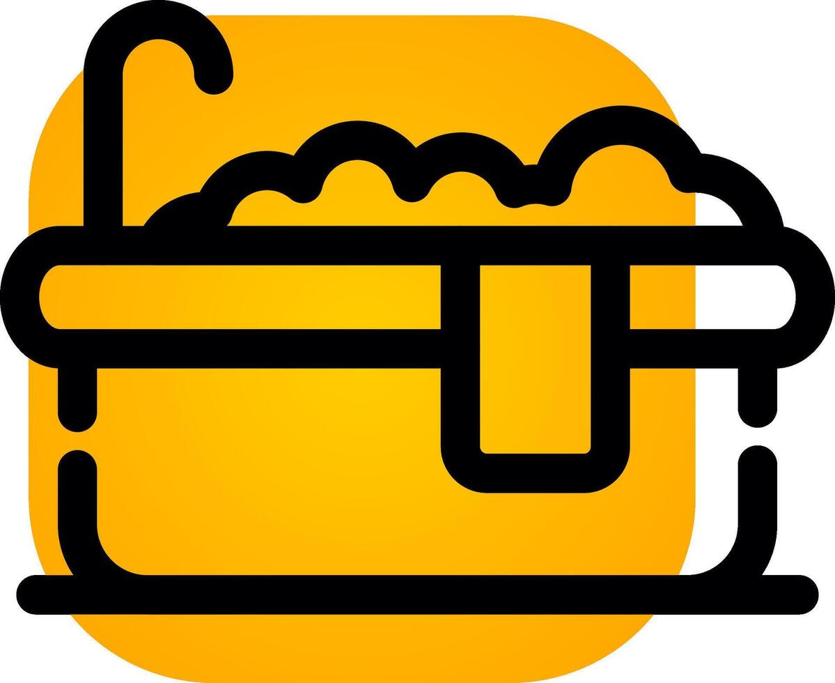 Bathtub Creative Icon Design vector