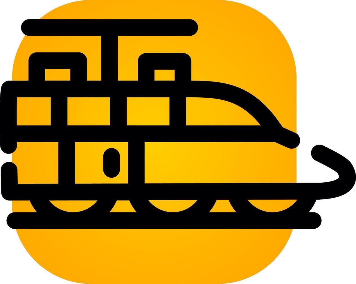 Train Creative Icon Design vector